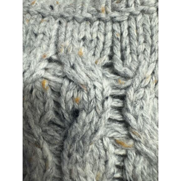 Universal Thread Crewneck Chunky Sweater Womens XL Gray Flecks of Brown Wool NWT - Picture 6 of 7